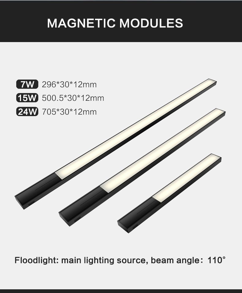 ultra thin magnetic track light.10